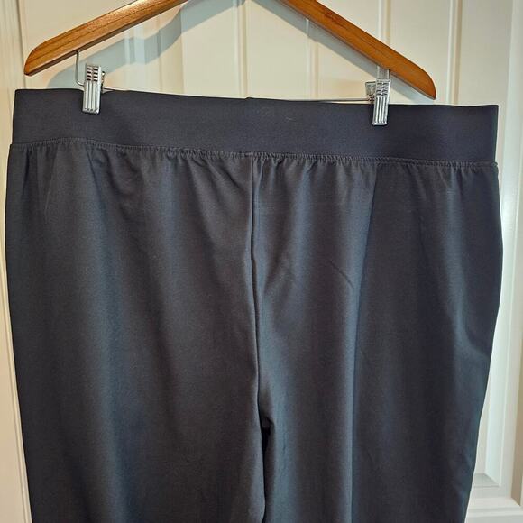 Cuddl Duds Joggers Womens Size 2X Black Relaxed Casual Stretch Gym Athleisure - Picture 6 of 9
